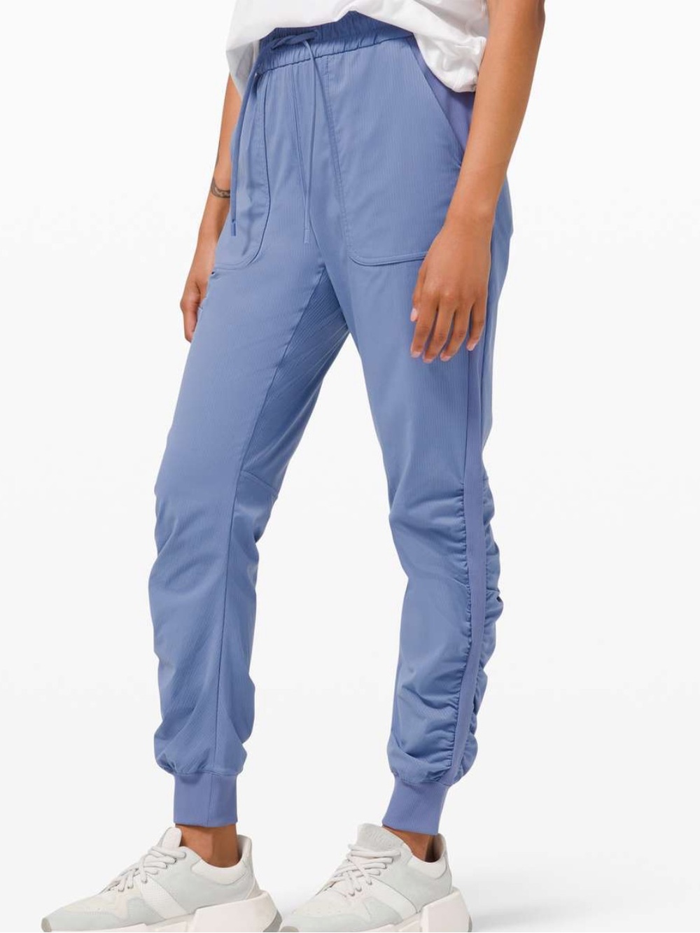 Lululemon beyond the studio jogger 16  Ruched Jogger Pants in Periwinkle Blue